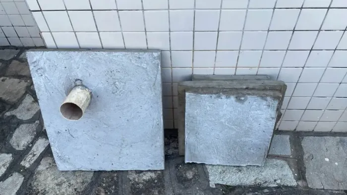 Tampas para caixas de concreto