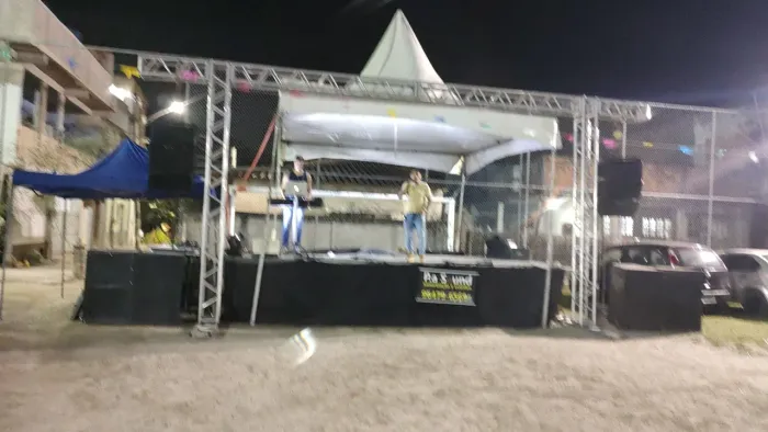 Palco e tenda