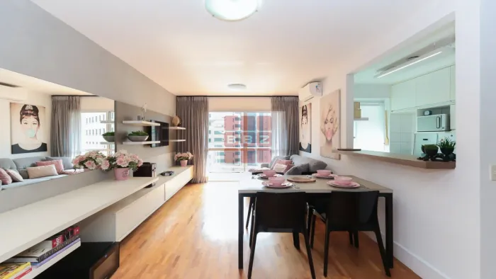 Apartamento de 2 quartos em Indianópolis, São Paulo - Aluguel com 1 vaga de garagem