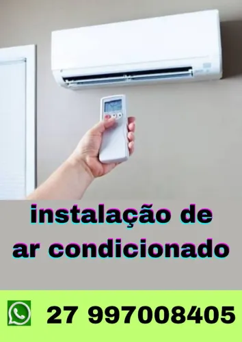 Instalação e higienização ar condicionado