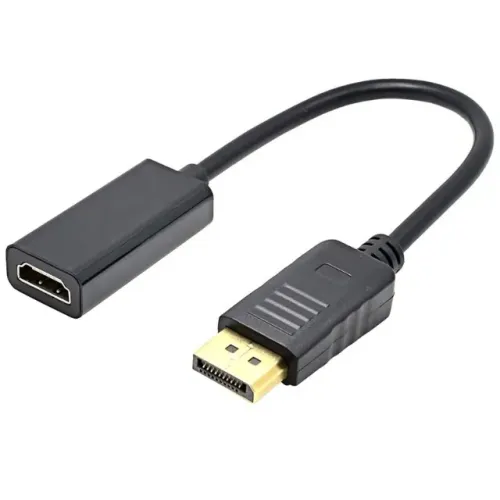 Adaptador Display Port Macho X HDMI Fêmea Cabo