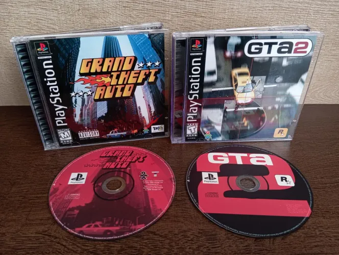 GTA 1 e 2 (Grand Theft Auto) para Ps1 REPRÔ (LEIA)