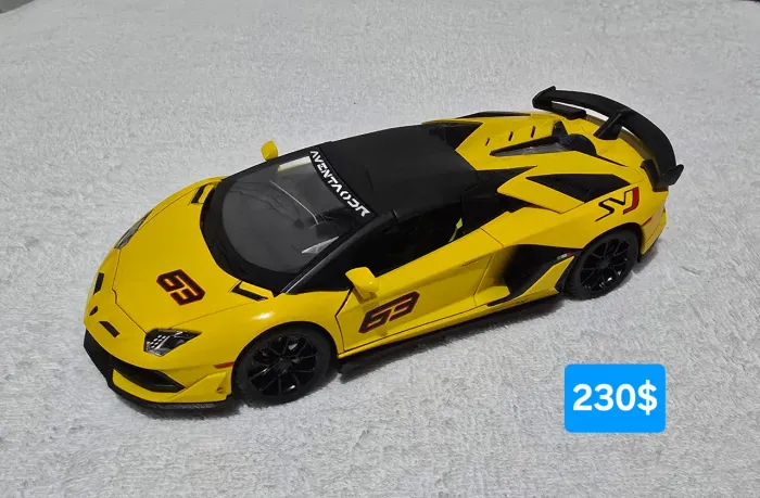 Carrinho miniatura Lamborguini Aventador 