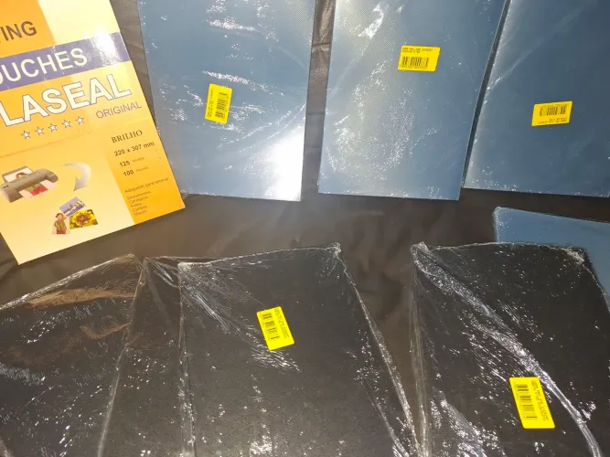Plástico para plastificação A4 125 micras 100 folhas