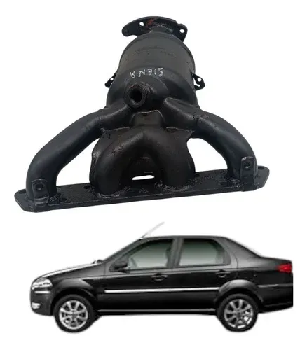 Coletor Escape Fiat Siena 1.0 8v 2008 2009 2010