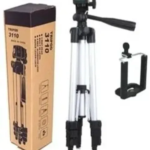 Tripé Filmadoras, Câmeras Fotográficas e Celulares até 1,20M Altura Tripod 3110