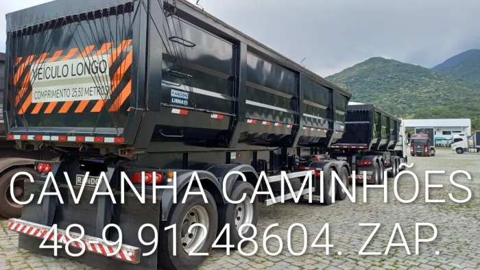 Rodocaçamba Randon Dolly Rebaixado 2023 35 Mts Cúbicos Sem Pneus Lona Fácil Top.