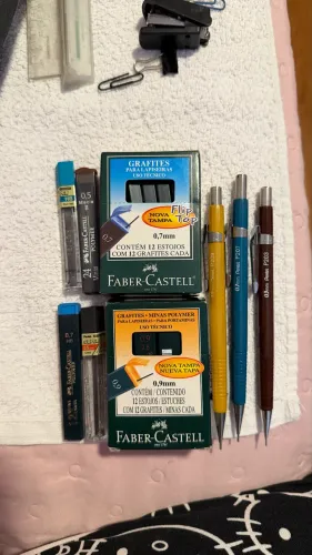 Lapiseiras Faber castel + grafites