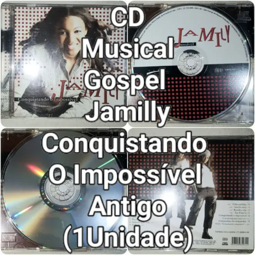 CD Gospel Jamilly Conquistando o Impossível Antigo 