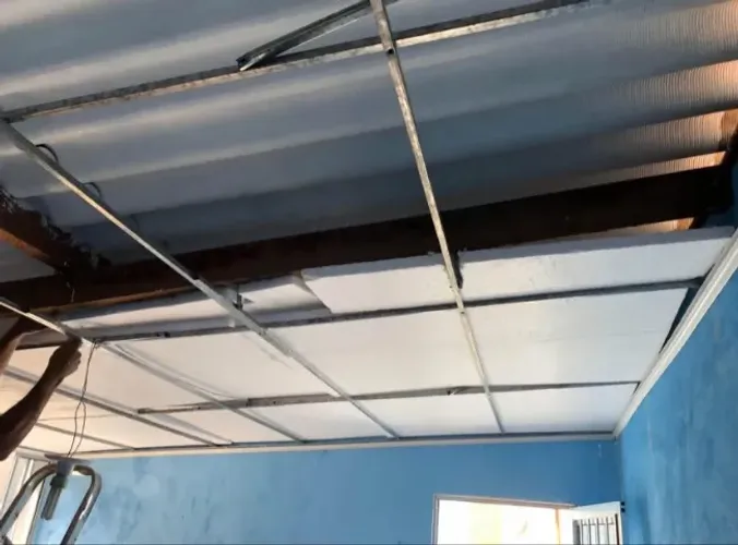 Forro EPS Anti Chamas - Conforto Térmico Para Industrias, Lojas e Residencias!