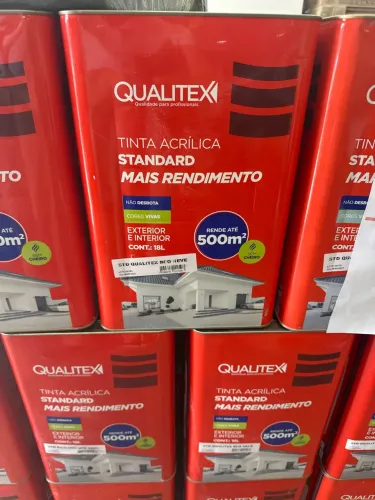 Tinta Acrílica Standard Qualitex - 18 Litros