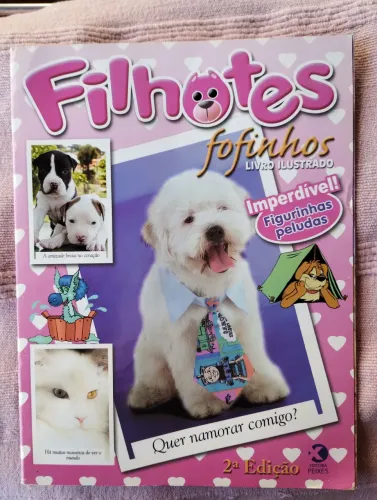 Álbum de figurinhas Filhotes Fofinhos