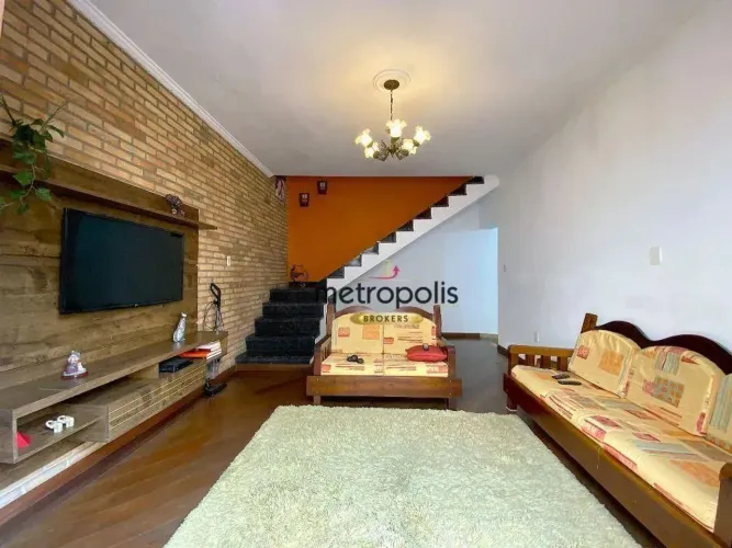 Sobrado à venda, 157 m² por R$ 1.150.000,00 - Vila Bastos - Santo André/SP