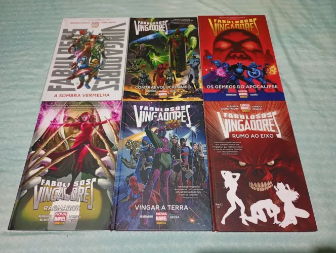 Fabulosos Vingadores - coleção encadernado capa dura