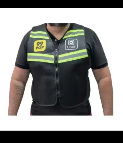 Colete para motoqueiro/ciclista de aplicativo