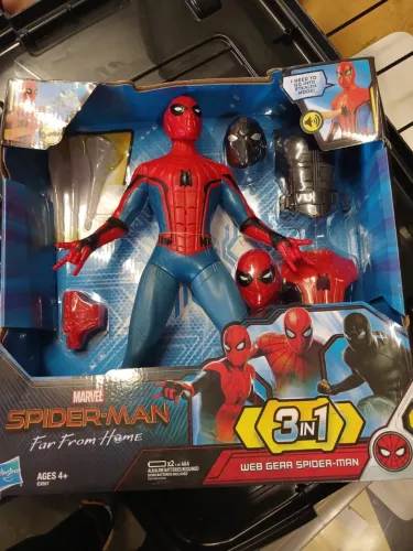 Spider man far from Home 3 em 1 30cm eletrônico
