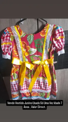 Vestido Junino Infantil