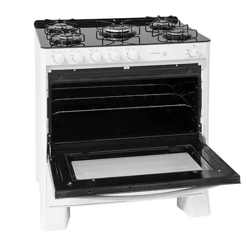 Fogão Cook Glass 5 Queimadores Bivolt Pronta Entrega - Entrega Rápida 