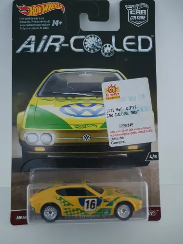 Carrinho Hot wheels 1/64 - Vw/ Volkswagen  SP2 Amarelo - Car Culture / Air Cooled