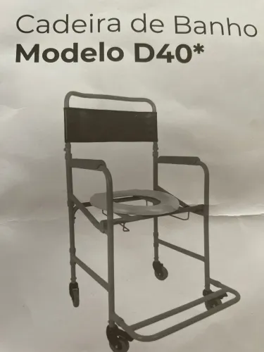 Cadeira de Banho - Modelo D40* 