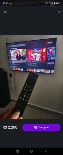 TV TCL 55 QLED 4K Ultra, Aceito cartão!