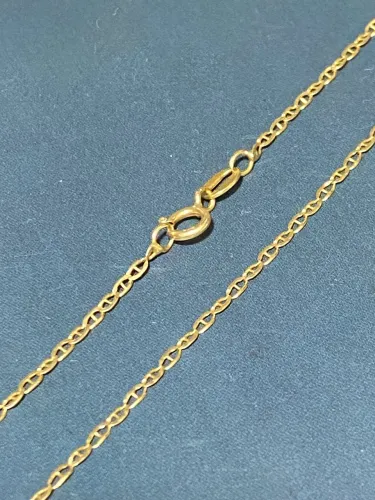 Cordao de ouro 18k 750 2,8g Piastrine Italiano 70cm