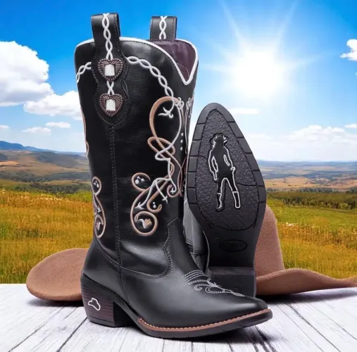 Bota texana feminina