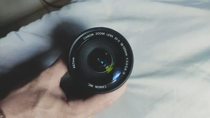 Lente canon para câmera