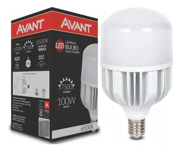 Lâmpada Led Bulbo 100w E40 6500k Branco Frio