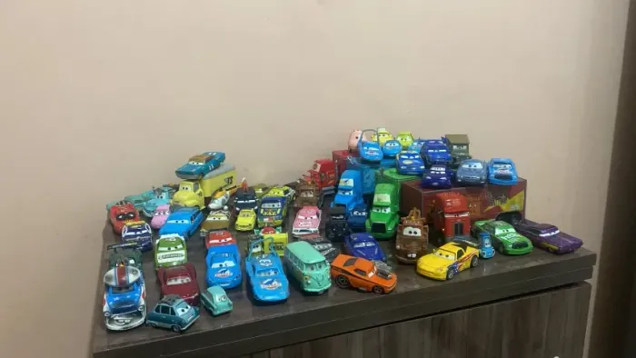 Lote Gigante Coleção Disney Cars Pixar 1:55 Mattel - Carretas Haulers , Tunados e Raro