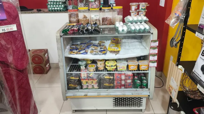 Freezer balcão expositor refrigerado