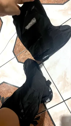 Capa de chuva para tênis e botas 