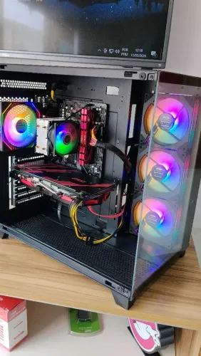 Pc Game Ryzen 5 16GB RTx 3050 8GB Novo Garantia e nota
