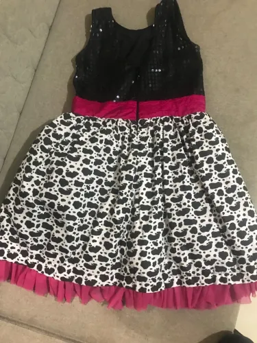 Vestido infantil personagem Lol