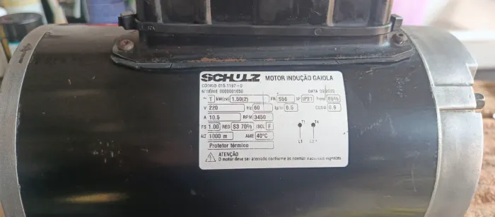 Motor de 1cv para compressor Shultz 