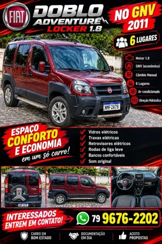 Fiat Doblo Adv/adv Tryon/locker 1.8 Flex 2011