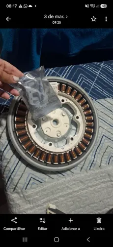 Estator e Sensor de rotação Novo ( para Lava e Seca LG)