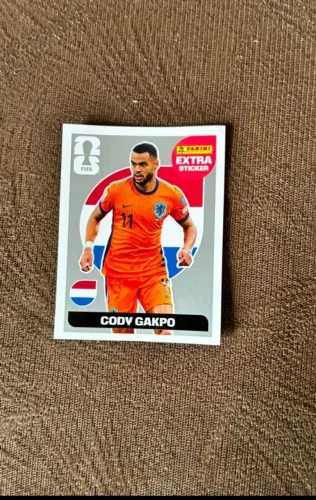 Cody Gakpo Prata Figurinha Extra Sticker Copa