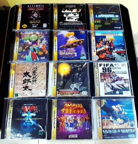 Lote de jogos Sega Saturn