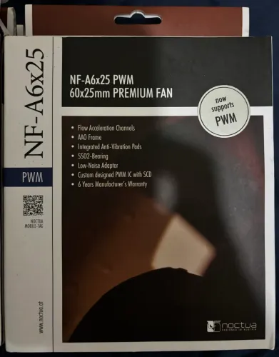Fan cooler Noctua 60mm NF-A6x25 pwm premium fan