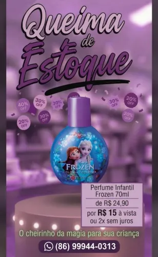 Perfume Infantil Frozen Avon 70ml