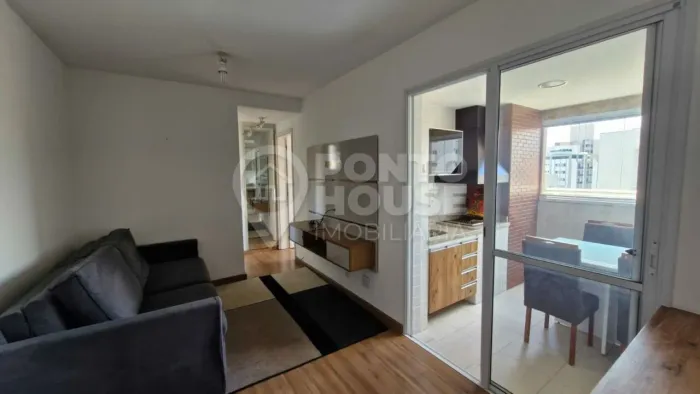 Apartamento mobiliado na Vila Mariana com 1 dormitório e varanda gourmet