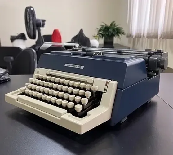 Máquina De Escrever Underwood 298 Vintage - Anos 80 (Funcionando)