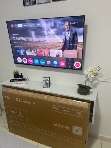 TV 50 polegadas Smart TCL 4k QLED