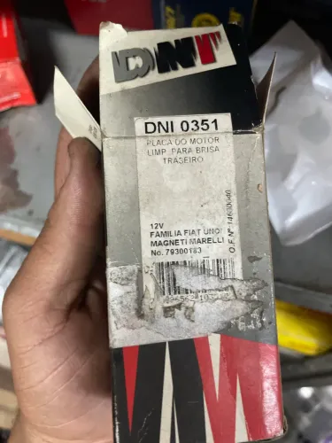 Placa do motor do limpador de pára-brisa traseiro 
