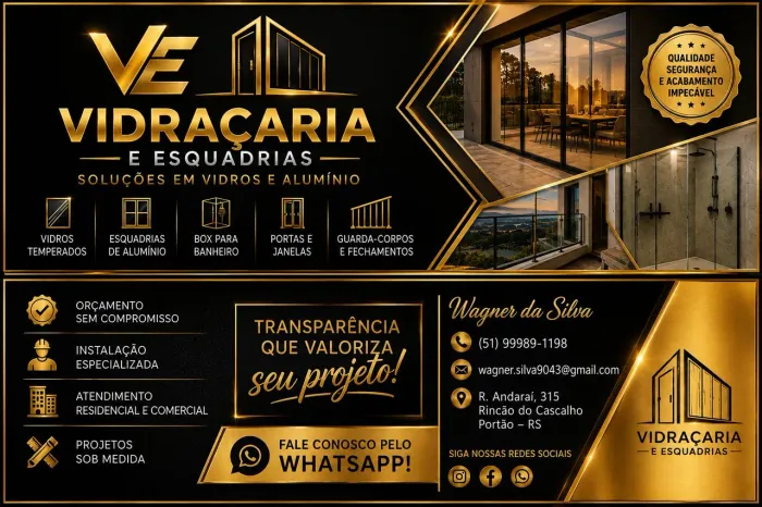 Vidros e esquadria