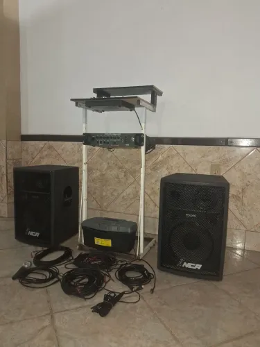 Equipamento de som completo cx NRC 140