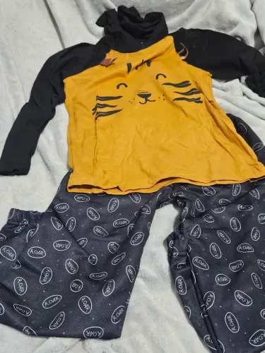 Conjunto Inf Masculino Meia Estacão Tigre Mostarda