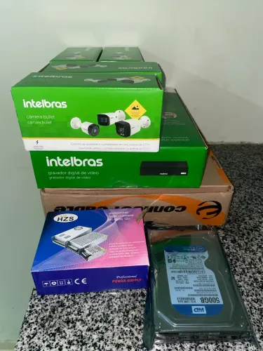 Câmeras de segurança Instalados