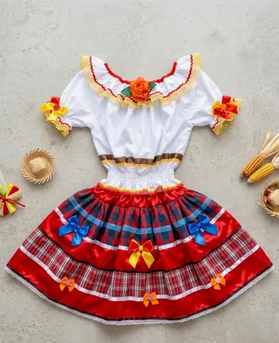 Vestidinhos Juninos infantil